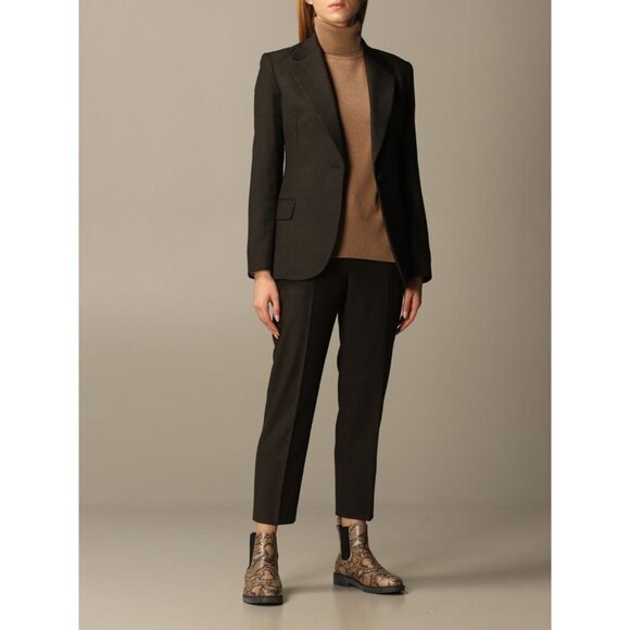 THEORY Fitted Blazer Wool Sleek Flannel 1 Button Jacket - Picture 3 of 9